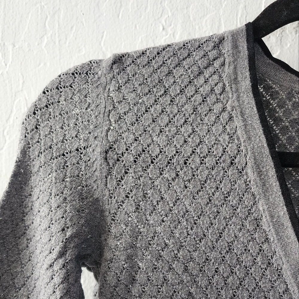 H&M grey knitted cardigan - Picture 2 of 3